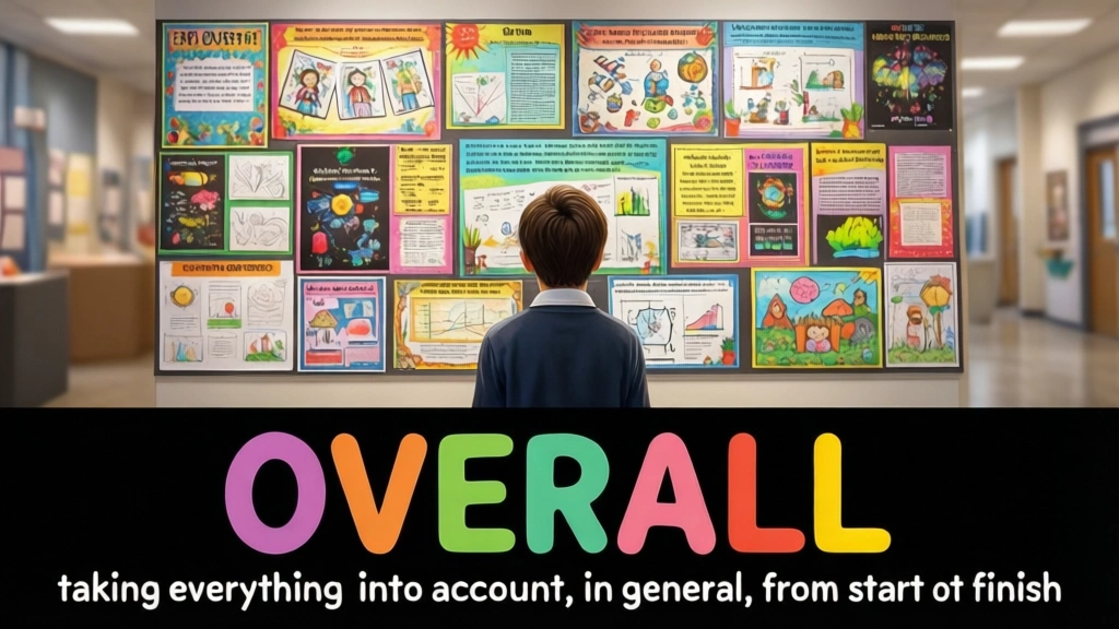 English Illustration for overall
